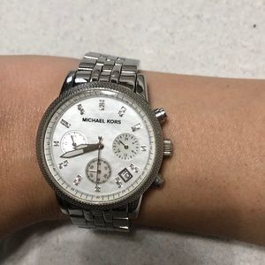 Silver Michael Kors watch